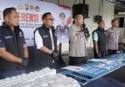Polres Mojokerto Kota Sita Narkoba Miliaran dari Tersangka
