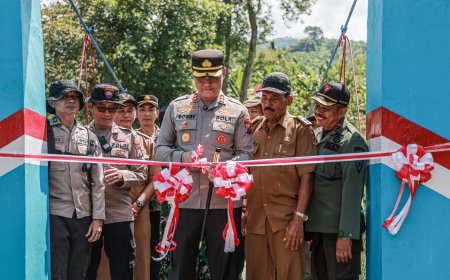 Jembatan Merah Putih Presisi Diresmikan, Akses Dua Kecamatan Lebih Aman