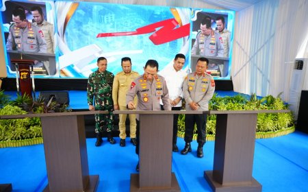 Resmikan Sarpras Polda Kalimantan Timur, Kapolri Tekankan Dedikasi Personel