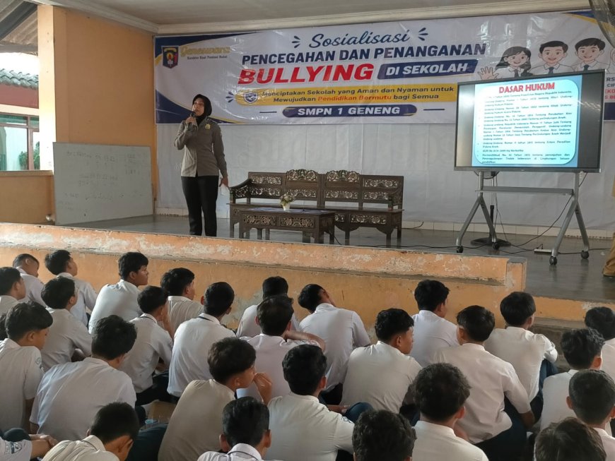 Polisi Sosialisasikan Pencegahan Bullying dan Penyalahgunaan Narkoba