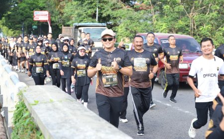 Hari Bhayangkara ke-80 Dirayakan dengan Semangat Sehat dan Kebersamaan