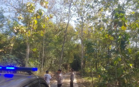 Polres Trenggalek Wujudkan Komitmen Jaga Hutan dari Ancaman Kebakaran